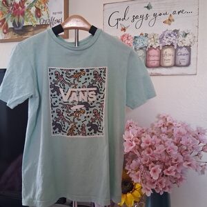 Vans Kids' Light Green Graphic Tee